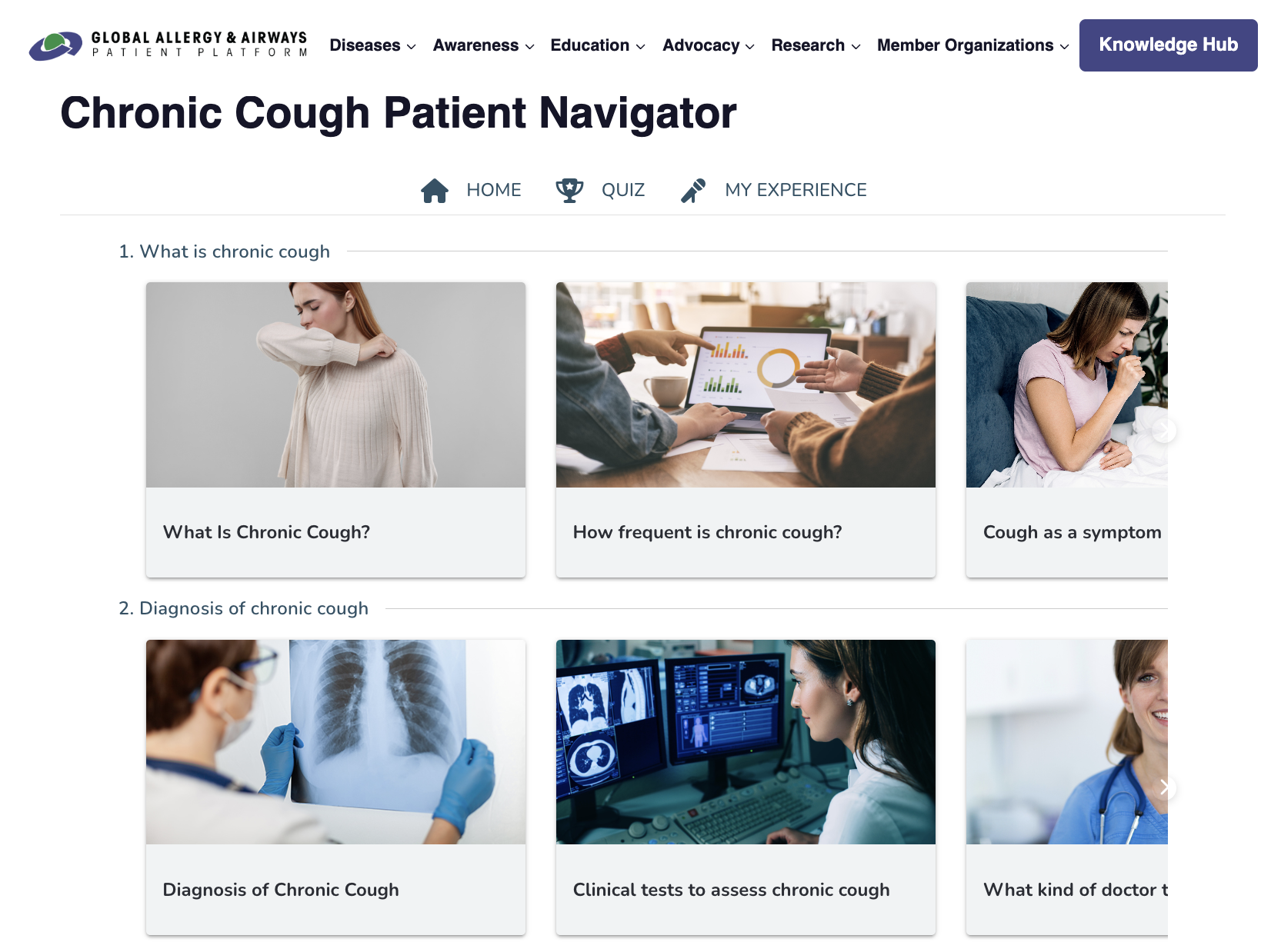 Chronic cough education and awareness campaign