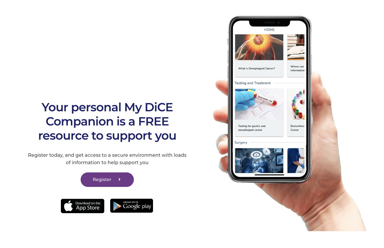 My DICE Companion — digestive cancers patient navigator